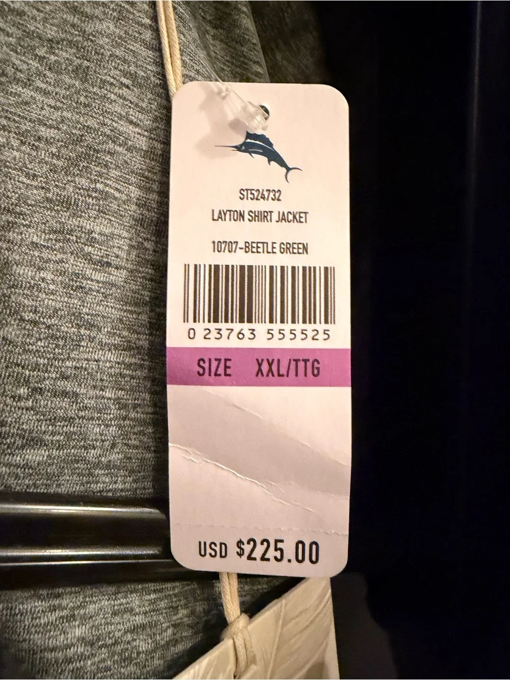 Tommy Bahama Light Green Shirt Jacket